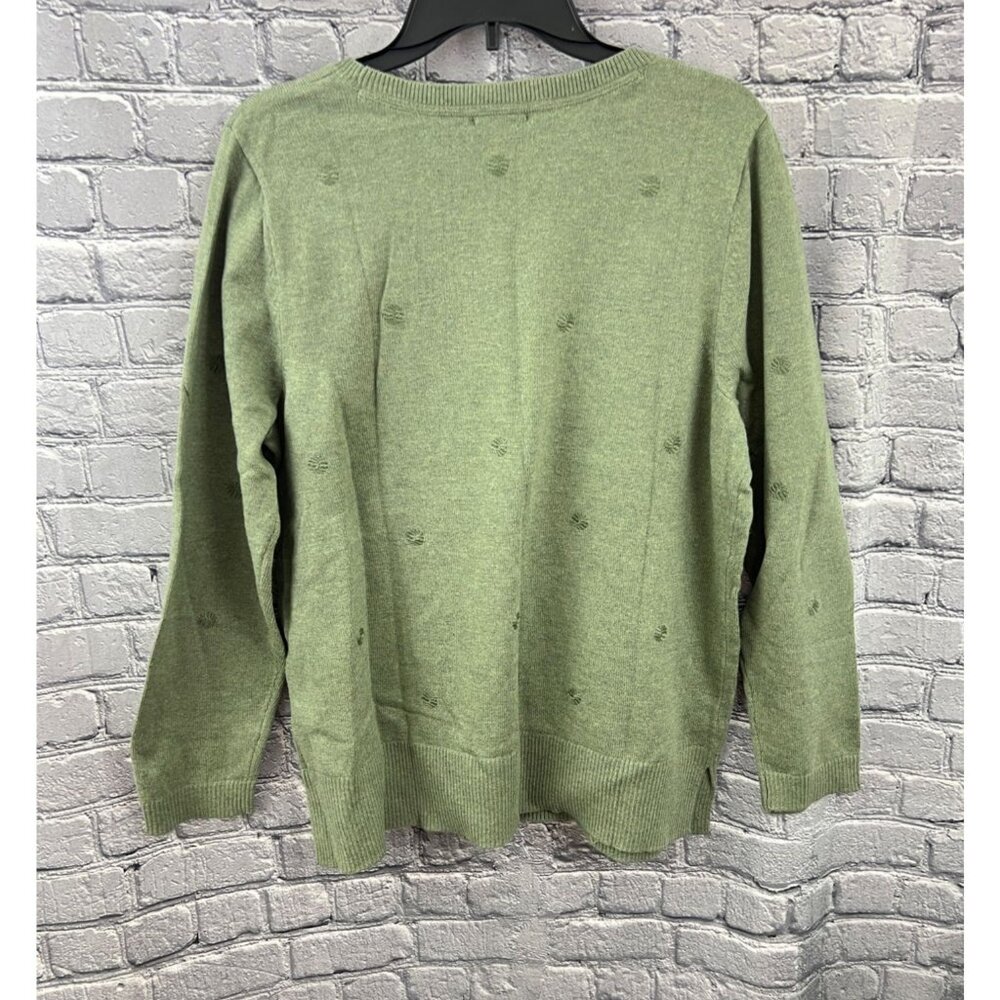 J.Jill Womens Sweater Knit Pullover Long Sleeve Cozy Casual Fall Winter Size L - Picture 5 of 6